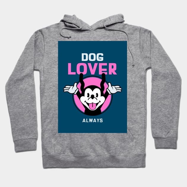 I Love Dog Hoodie by François Belchior